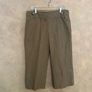 Ann Taylor dressy capri, cropped pants, Size 10